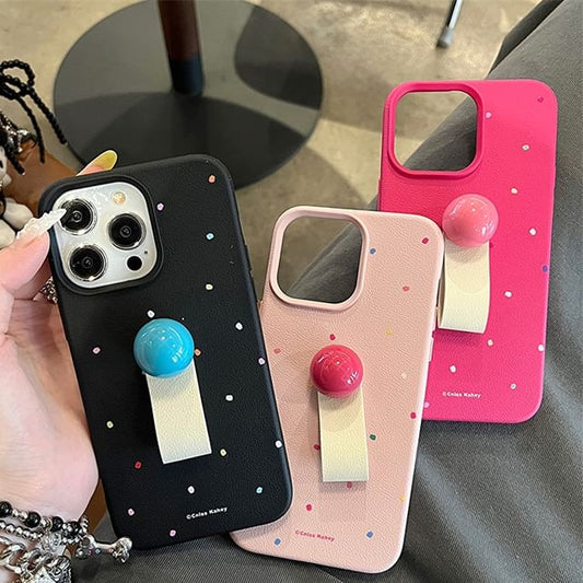 Phone Case Strap Finger Dotted