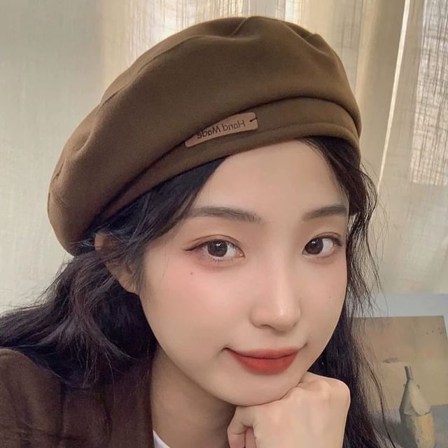 Wool Plain Beret Blend