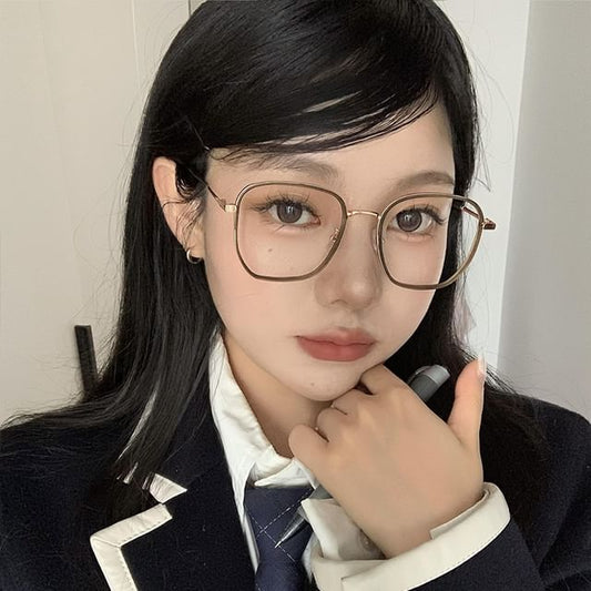 Frame Metal Glasses Square