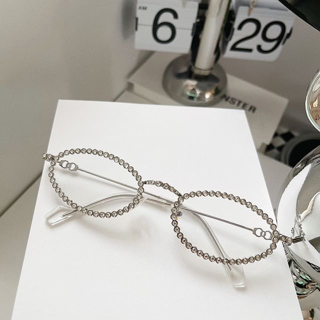 Sunglasses Eye Rhinestone Cat