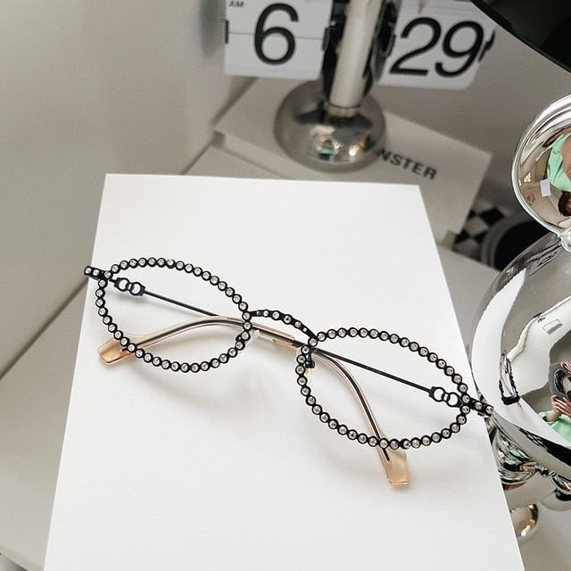 Sunglasses Eye Rhinestone Cat