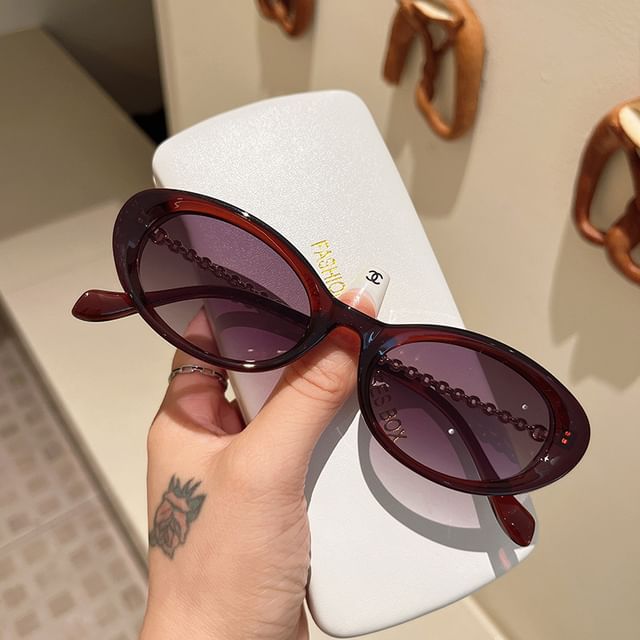 Plastic Sunglasses Oval