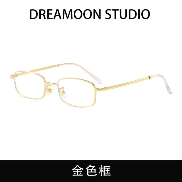 Blue Blocking Frame Metal Light Eyeglasses