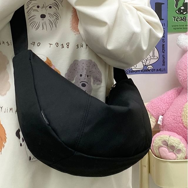 Crossbody Coin Zipper Plain With Purse Pouch