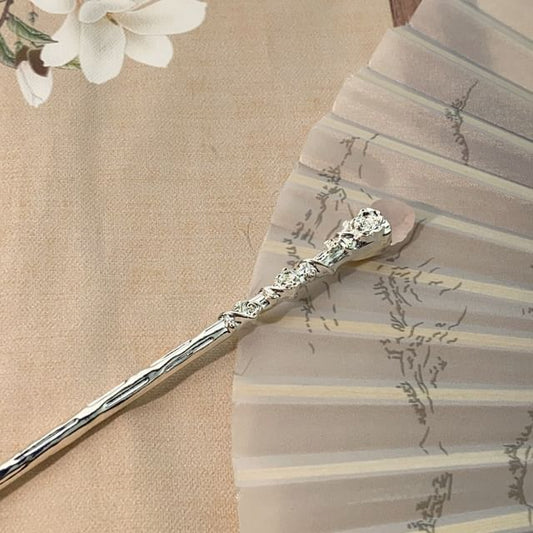 Stick Hair Faux Gemstone Alloy Irregular