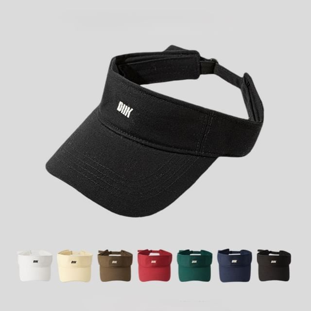 Visor Letter Sun Embroidered