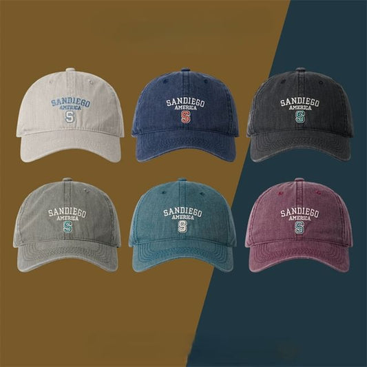 Cap Baseball Embroidered Letter