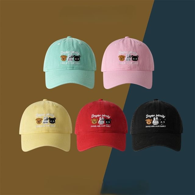 Cartoon Embroidered Cap Baseball