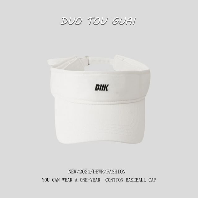 Visor Letter Sun Embroidered