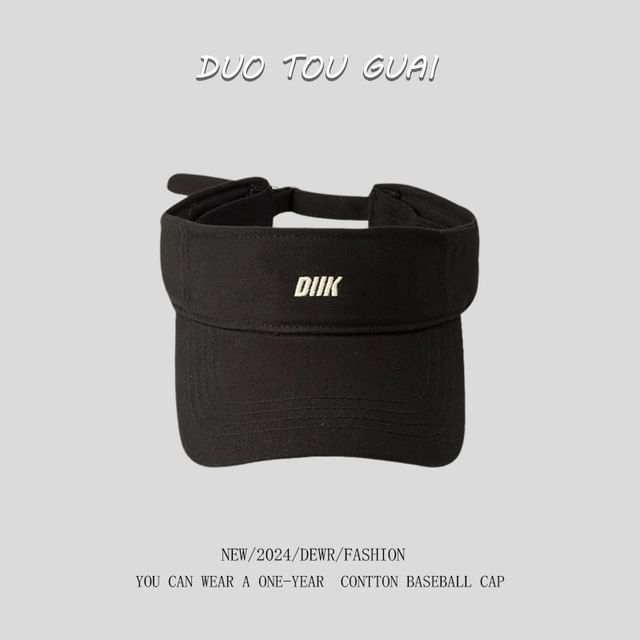 Visor Letter Sun Embroidered
