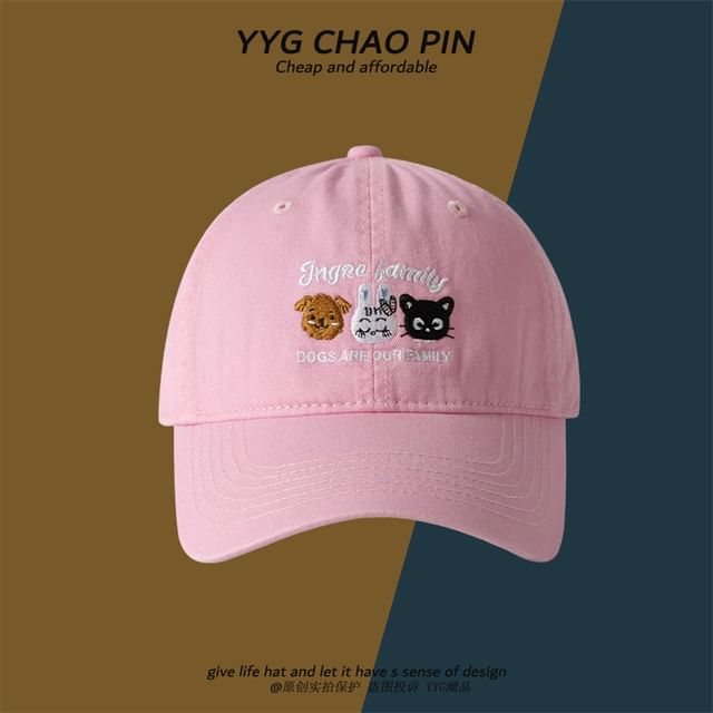 Cartoon Embroidered Cap Baseball