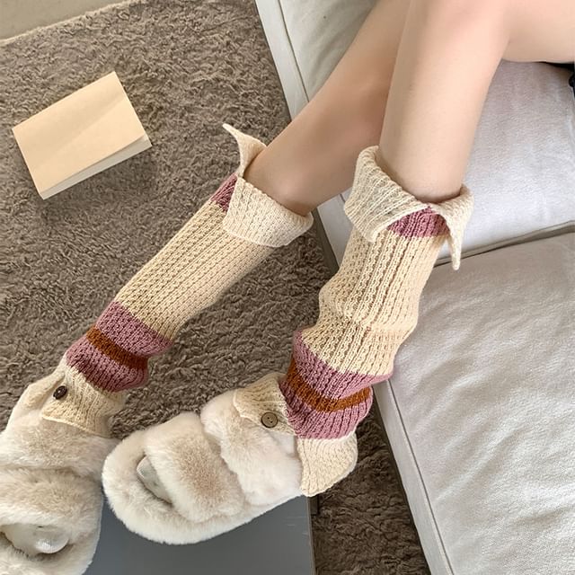 Cable Knit Leg Warmers / Set