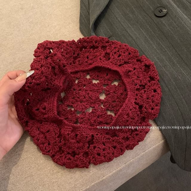 Crochet Beret Plain