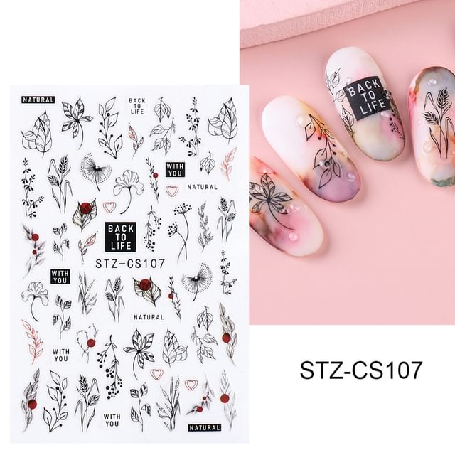 Print Nail Art Stickers