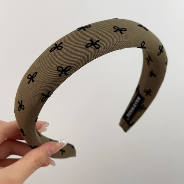 Bow Print Headband / Scrunchie (Various Design)