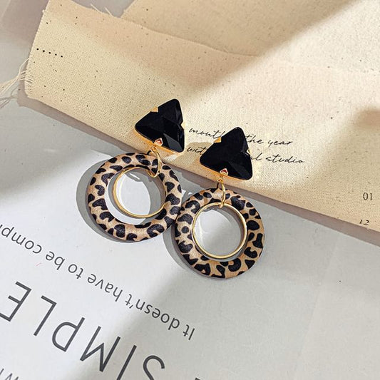 / Earring Rhinestone Print Alloy Designs) (Various