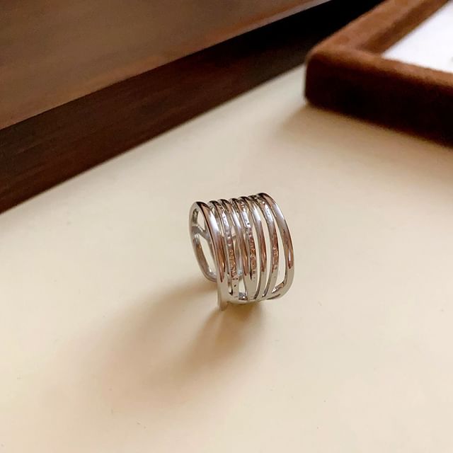 Open / Ring Rhinestone Alloy (Various Layered Designs)