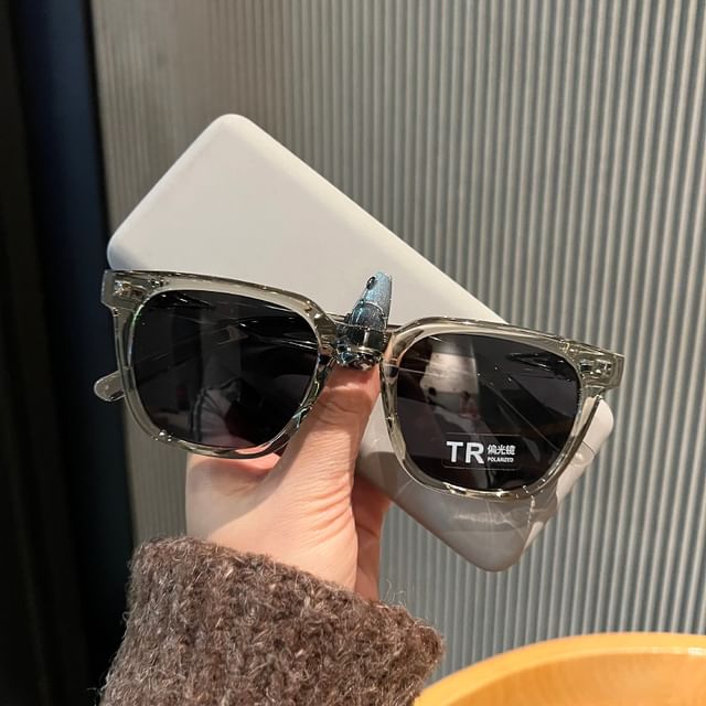 Square Frame Sunglasses Polarized