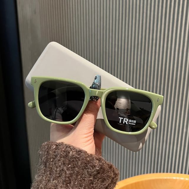 Square Frame Sunglasses Polarized