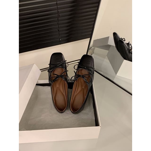 Toe Block Jane Pumps Heel Square Mary Bow