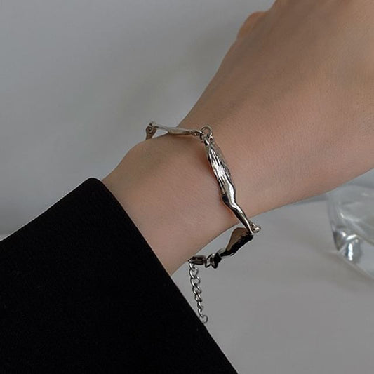 / Bracelet Irregular Rhinestone