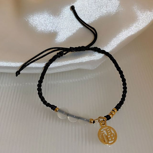 Gemstone Bracelet Rhinestone Beaded /