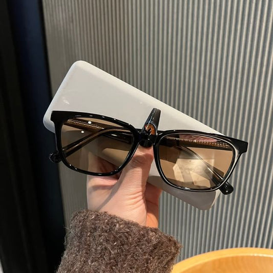 Square Polished Sunglasses