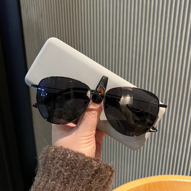 Frame Sunglasses Polished Metal