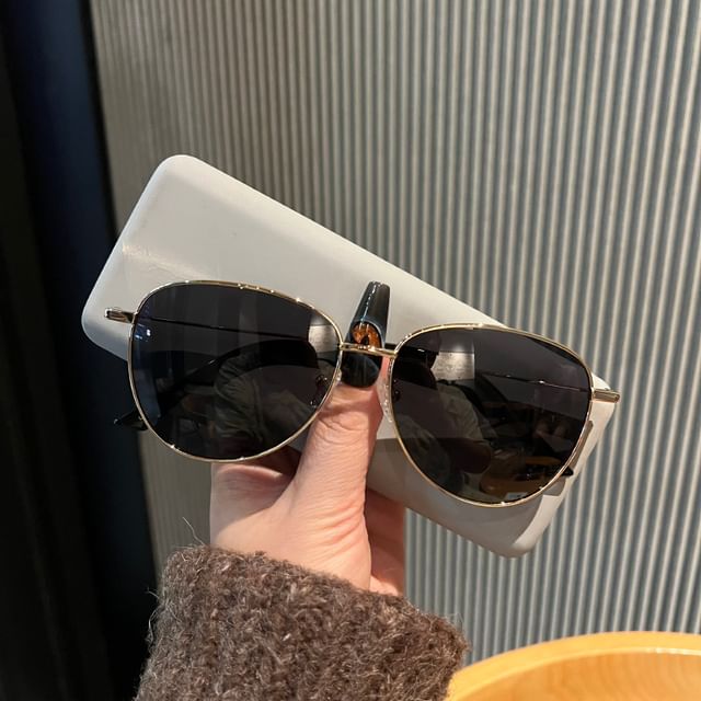 Frame Sunglasses Polished Metal
