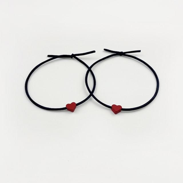 Set of 2: Heart Hair Tie