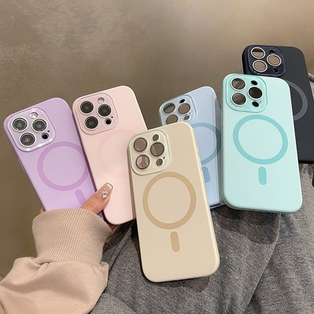 Magnetic Phone with (Compatible Plain Case MagSafe)