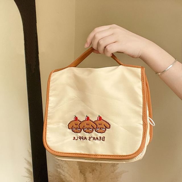 Animal Applique Toiletry Bag / Markup Bag (Various Designs)