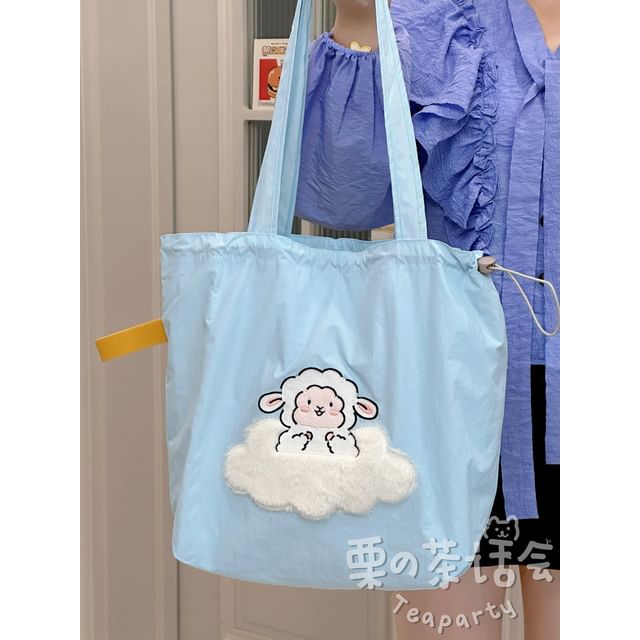 Animal Applique Tote Bag / Bag Charm / Set