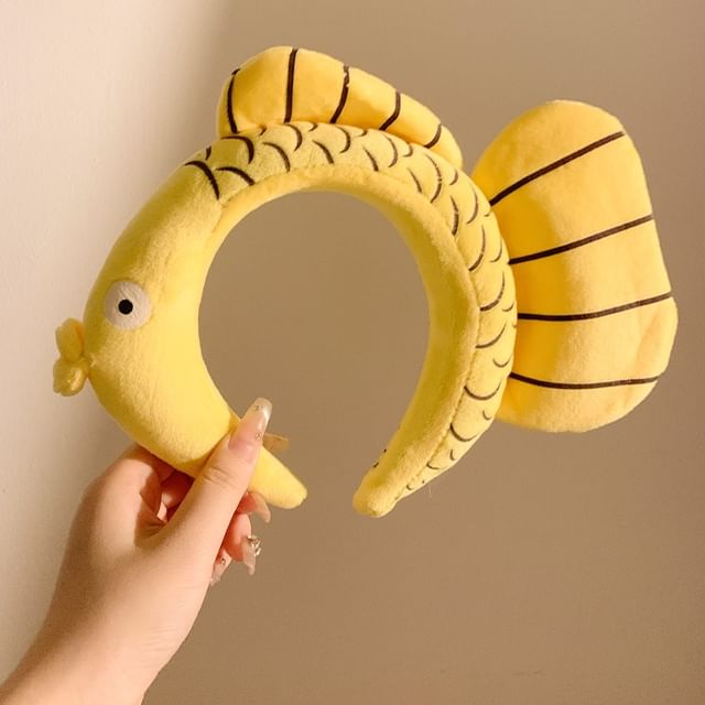 Fish Headband Face Chenille Wash