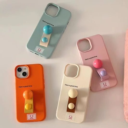 Case Phone Finger Beaded Strap