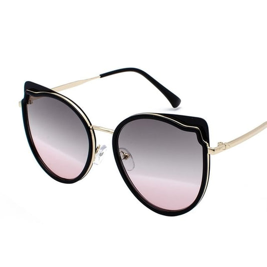 Metal Sunglasses Cat Eye Frame