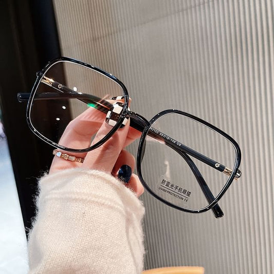 Square Light Eyeglasses Blue Blocking