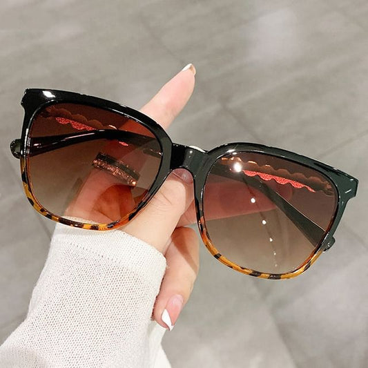 Faux Square Sunglasses Pearl
