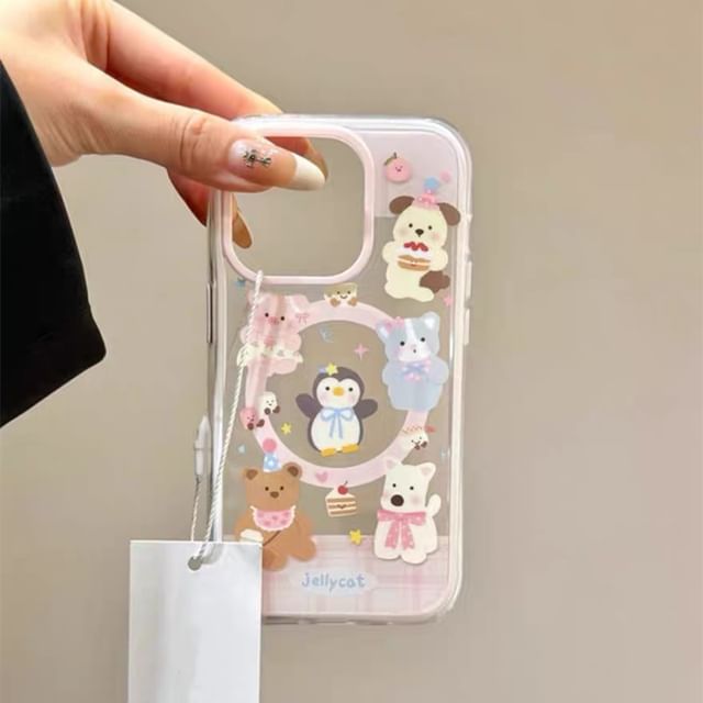 Phone Magnetic Animal with Case MagSafe) (Compatible