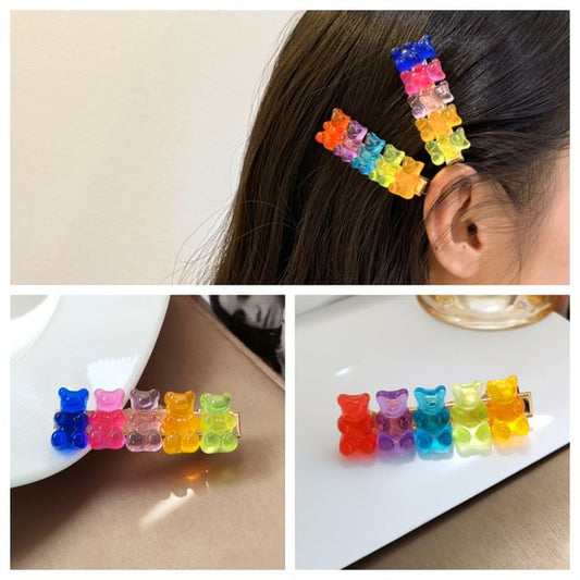 Hair Gummy Clip Bear