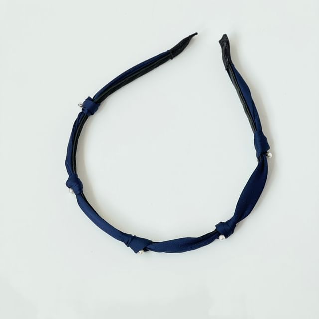 Faux Knot Headband Pearl