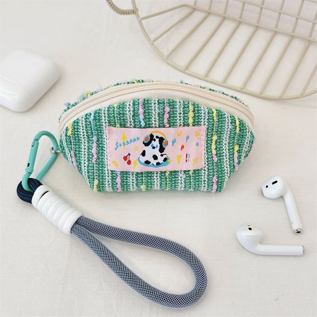Cartoon Tweed Coin Purse