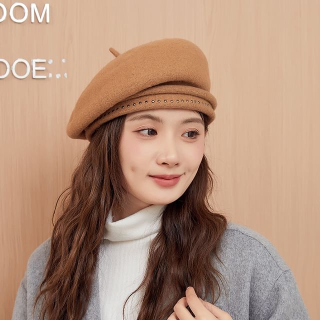Beret Studded Hat
