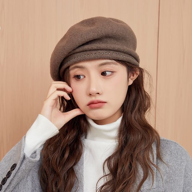 Beret Studded Hat