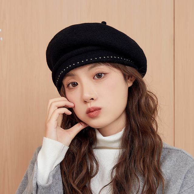 Beret Studded Hat