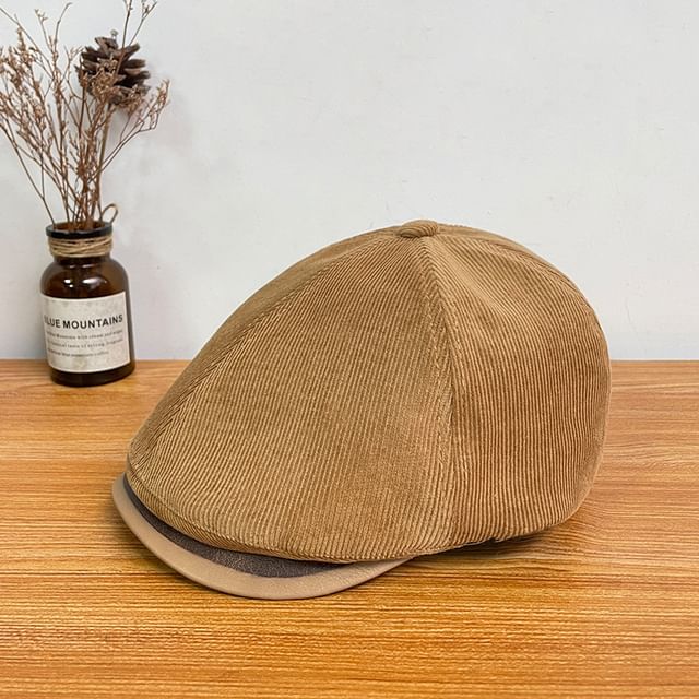 Flat Corduroy Cap