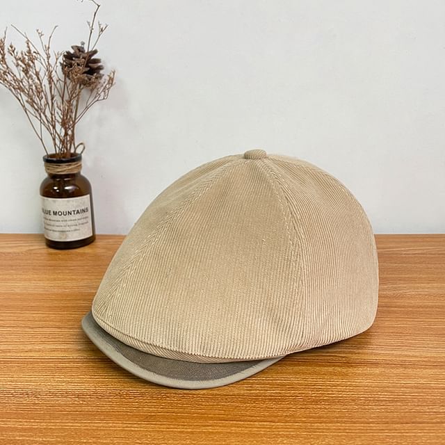 Flat Corduroy Cap