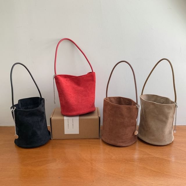 Bag Faux Suede Bucket