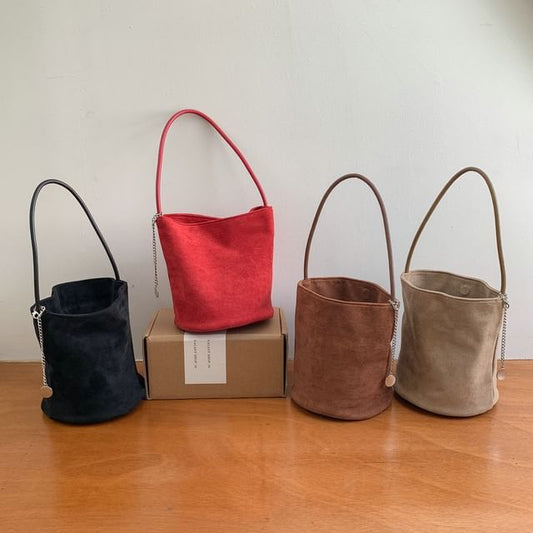Bag Faux Suede Bucket