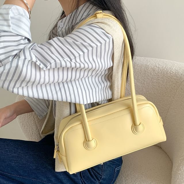 Faux Bag Leather Tote